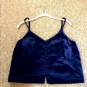 Madewell velvet tank